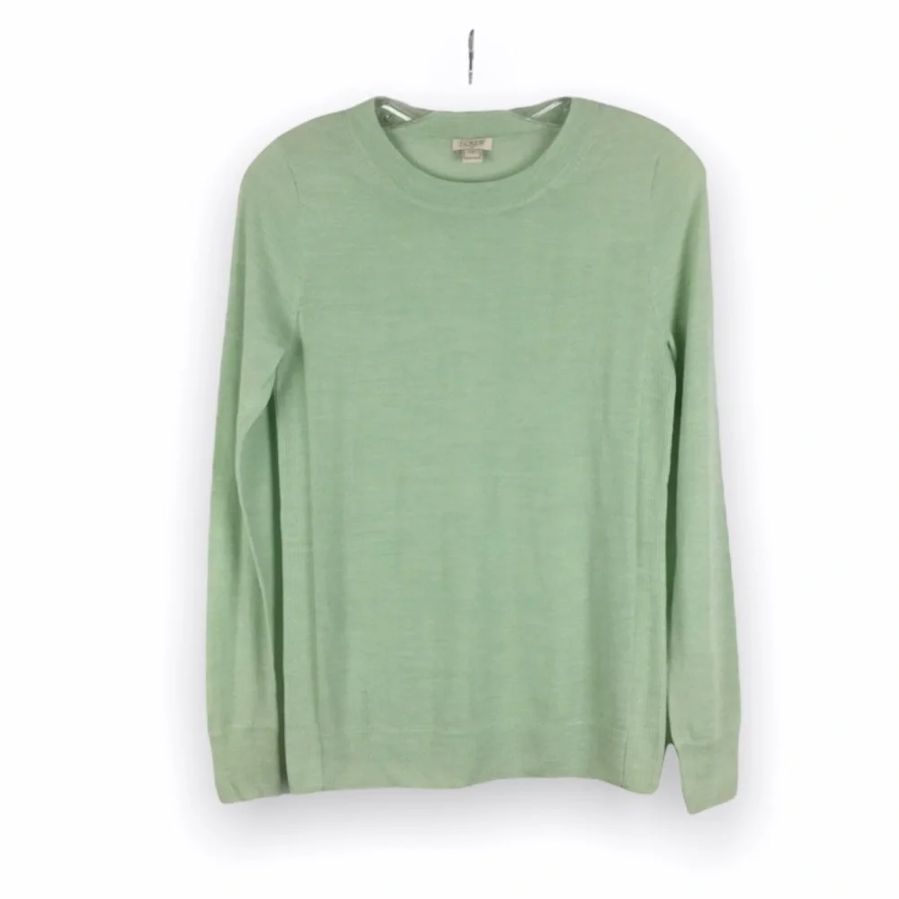 J.Crew Mint‎ Green Lightweight Crew Sweater XXS